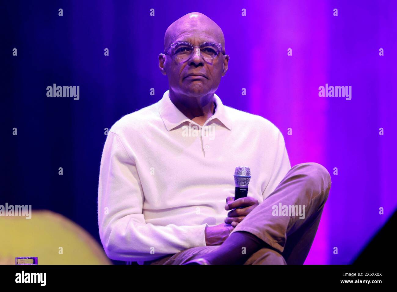 Schauspieler Michael Dorn auf der FedCon 32 im Maritim Hotel. Bonn, 11.05.2024 NRW Deutschland *** l'attore Michael Dorn al FedCon 32 al Maritim Hotel Bonn, 11 05 2024 NRW Germania Copyright: XChristophxHardtx Foto Stock