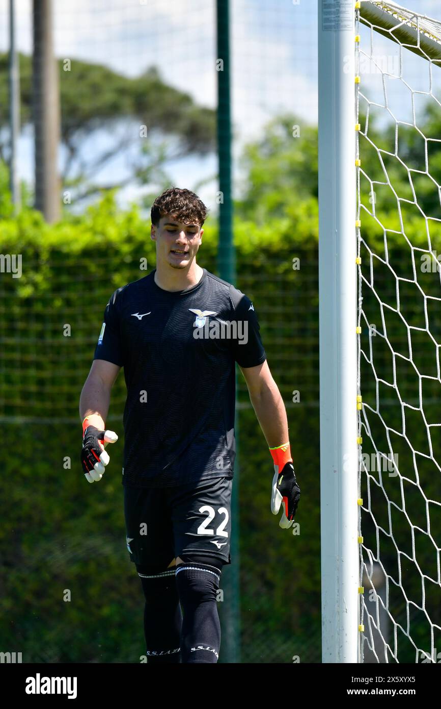 Roma, Italia. 11 maggio 2024. Davide Renzetti (Lazio U19) durante la partita Lazio U19 vs Inter U19 33° giorno del Campionato Italiano di calcio Primavera 1 (Credit Image: © Roberto Bettacchi/Pacific Press via ZUMA Press Wire) SOLO USO EDITORIALE! Non per USO commerciale! Foto Stock