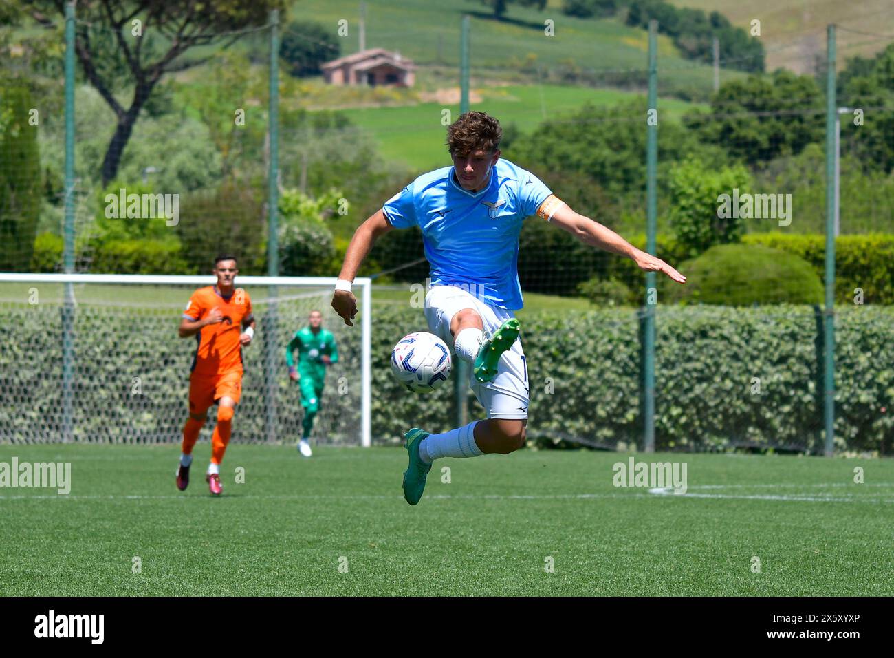 Roma, Italia. 11 maggio 2024. Fabio Andrea Ruggeri (Lazio U19) durante la partita Lazio U19 vs Inter U19 33° giorno del Campionato Italiano di calcio Primavera 1 (Credit Image: © Roberto Bettacchi/Pacific Press via ZUMA Press Wire) SOLO USO EDITORIALE! Non per USO commerciale! Foto Stock