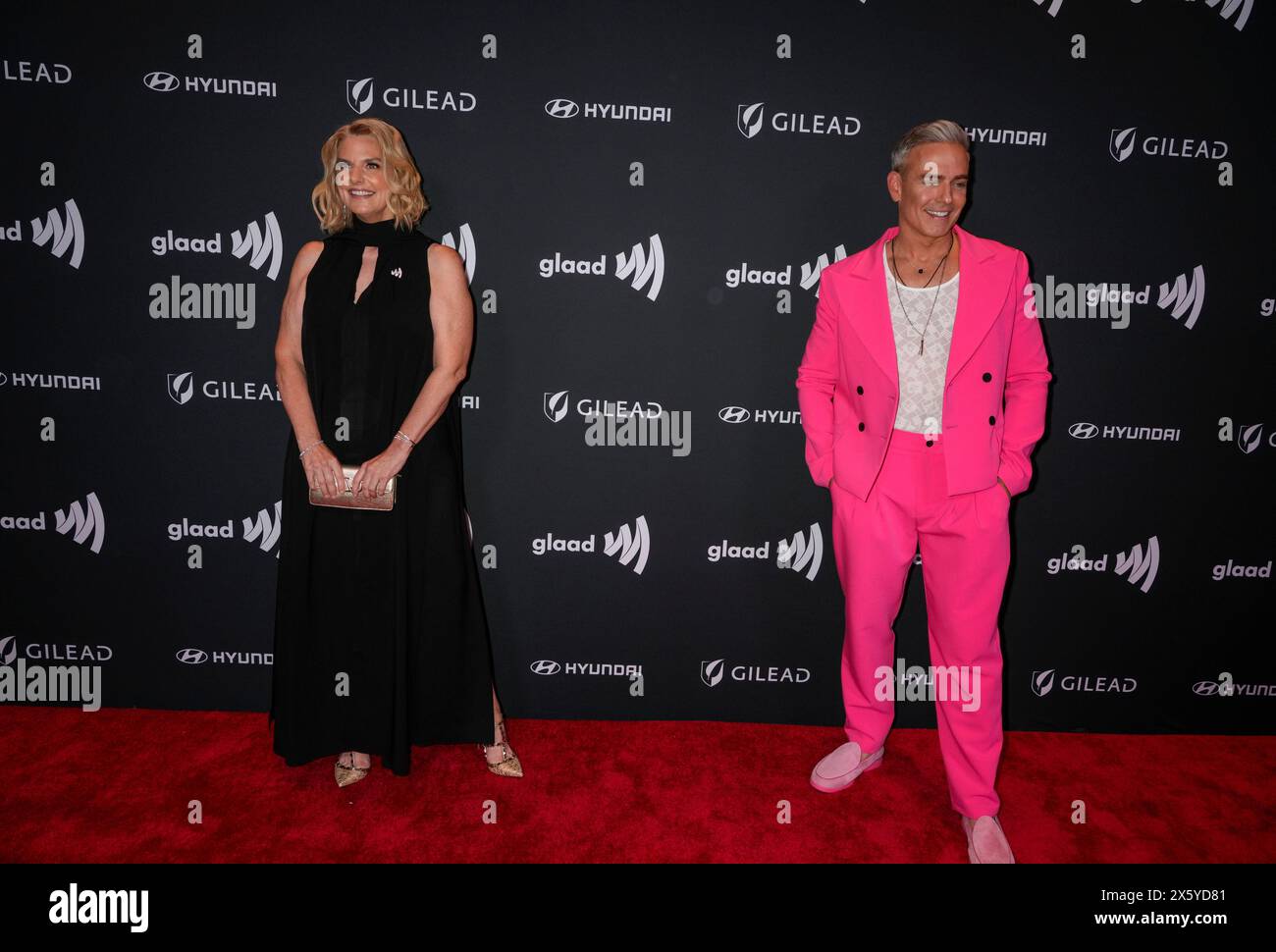 New York, Stati Uniti. 11 maggio 2024. 24/11/5, New York, New York, Stati Uniti Matthew Rodrigues sul Red carpet durante la 35esima edizione dei GLAAD Media Awards, tenutasi presso il New York Hilton Midtown a New York City, New York, USA, sabato 11 maggio 2024. Crediti: Jennifer Graylock/Alamy Live News Foto Stock