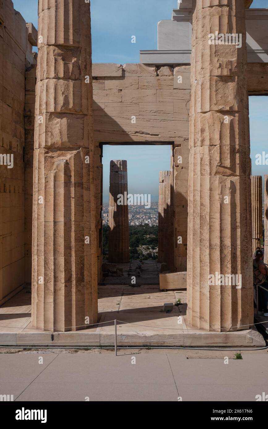 ATHÈNES - Une ville de lumière Foto Stock