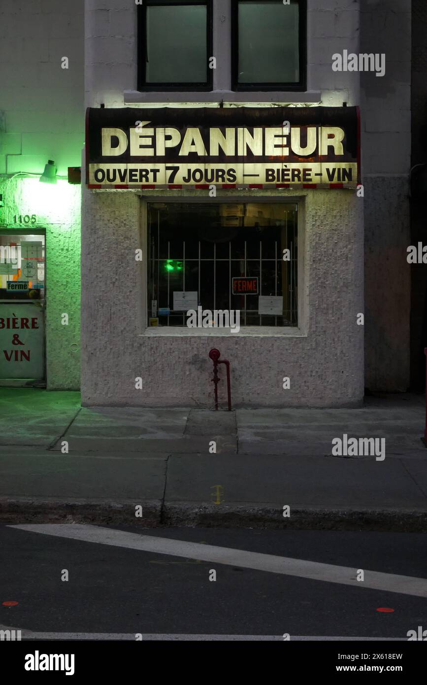 Ville de Montréal : chaleureuse, cosmopolite e multiculturelle Foto Stock