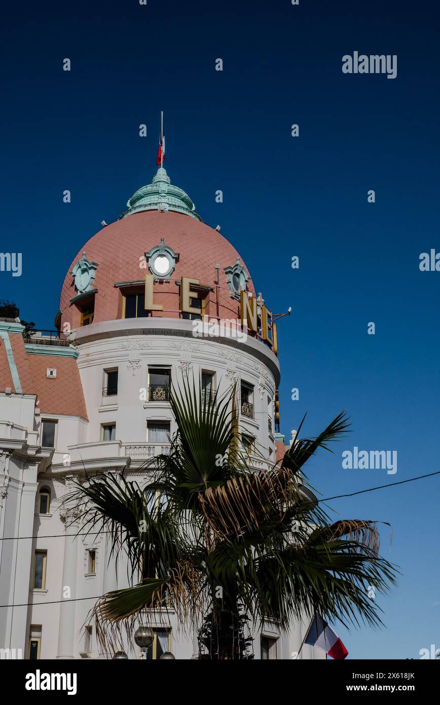 Nizza - capitale de la Côte d'Azur Foto Stock