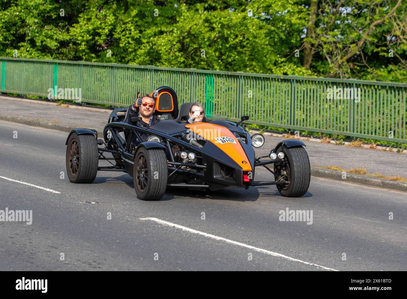 Ariel Atom 3, vettura da pista ad alte prestazioni e a ruote aperte, prodotta dalla British Ariel Motor Company con sede a Crewkerne, Somerset, Inghilterra, Regno Unito Foto Stock