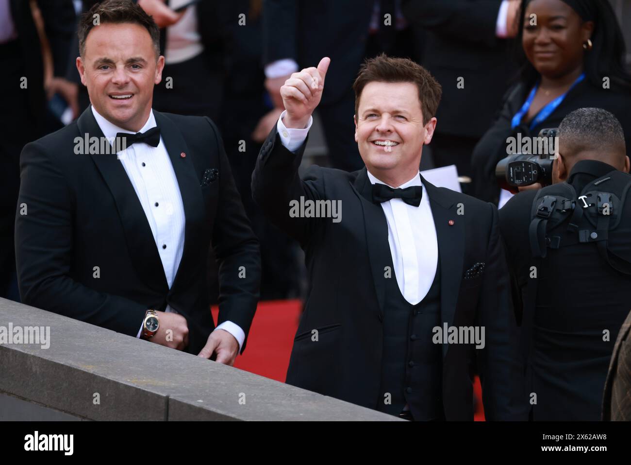 LONDRA, INGHILTERRA - 12 MAGGIO: ANT McPartlin e Declan Donnelly partecipano ai BAFTA Television Awards 2024 con P&o Cruises alla Royal Festival Hall il 12 maggio 2024 a Londra, Inghilterra Credit: Anfisa Polyushkevych/Alamy Live News Foto Stock