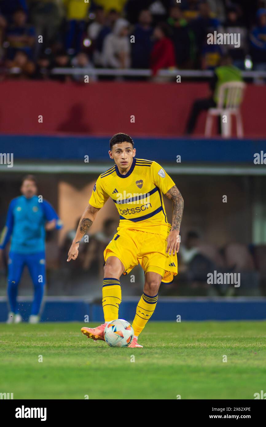 Ezequiel 'equi' Fernandez - sportivo Trinidense (1) contro Club Atletico Boca Juniors (2) partita, gruppo di fase (gruppo D) CONMEBOL Sudamericana 2024. Foto Stock