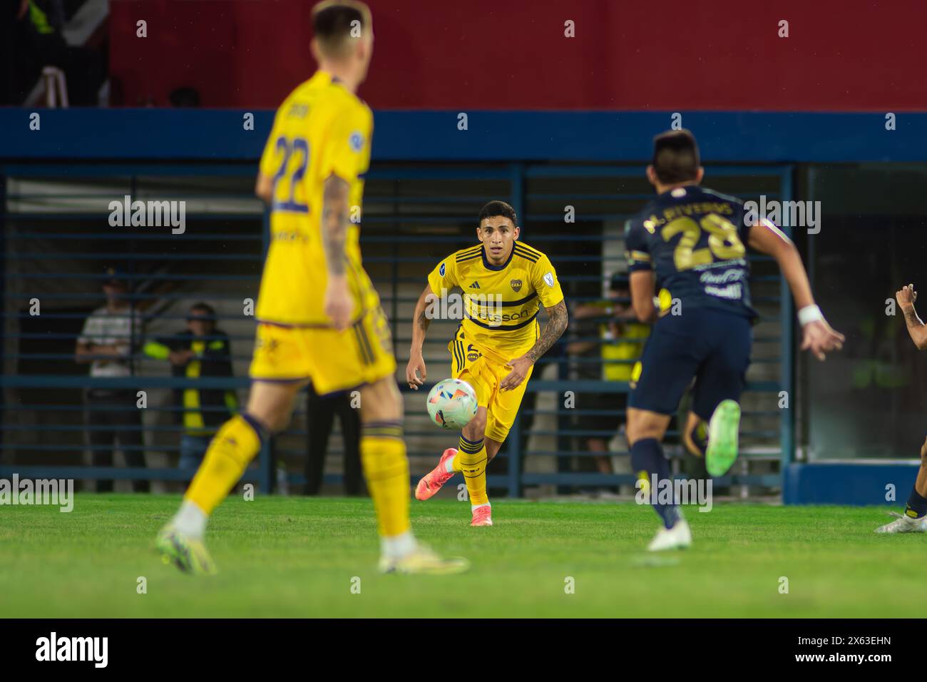 Ezequiel 'equi' Fernandez - sportivo Trinidense (1) contro Club Atletico Boca Juniors (2) partita, gruppo di fase (gruppo D) CONMEBOL Sudamericana 2024. Foto Stock