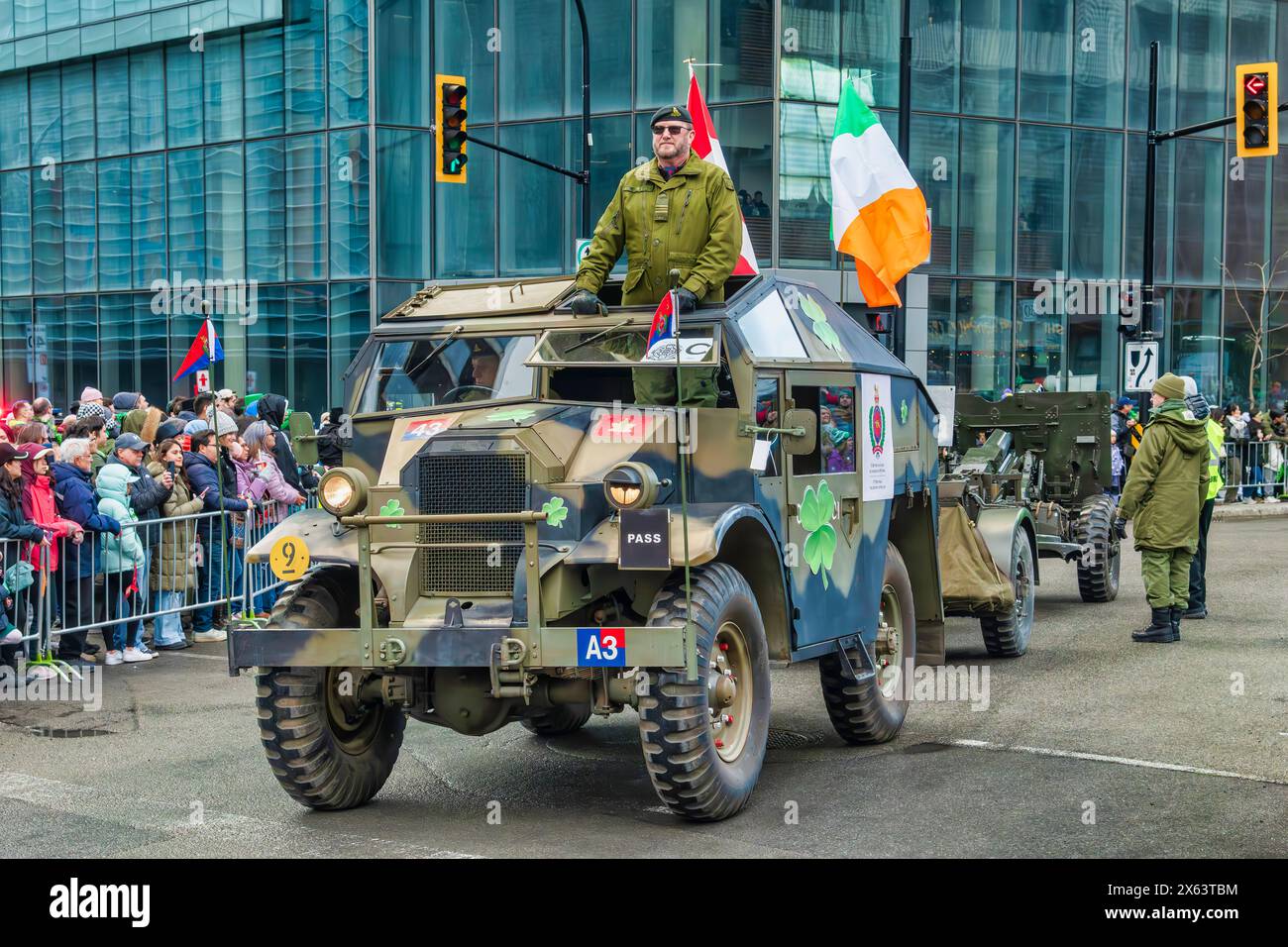 3rd (Montreal) Field Battery of Artillery - viste Foto Stock