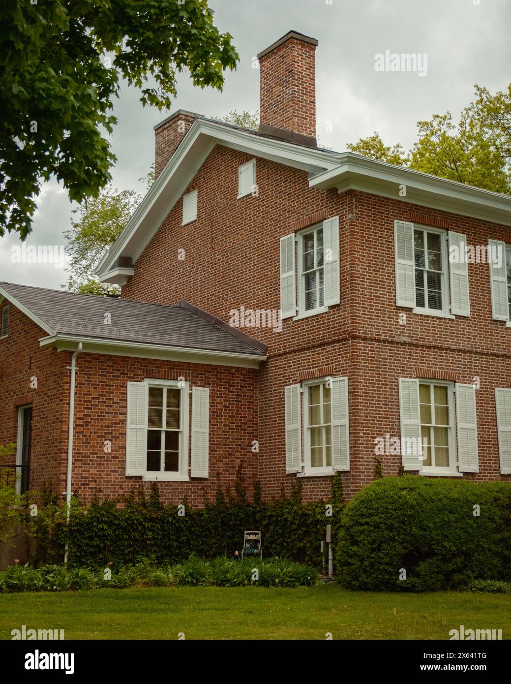 Edificio della vecchia Kinderhook Bank a Kinderhook, New York Foto Stock