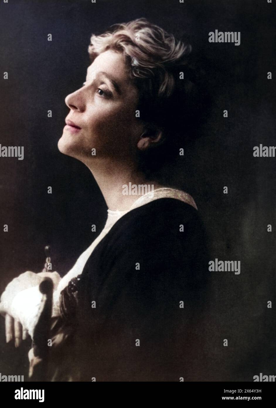 Duse, Eleonora, 3.10.1858 - 21.4,1924, attrice italiana, ritratto, VISTA LATERALE, INFORMAZIONI-GIOCO-DIRITTI-AGGIUNTIVI-NON-DISPONIBILI Foto Stock