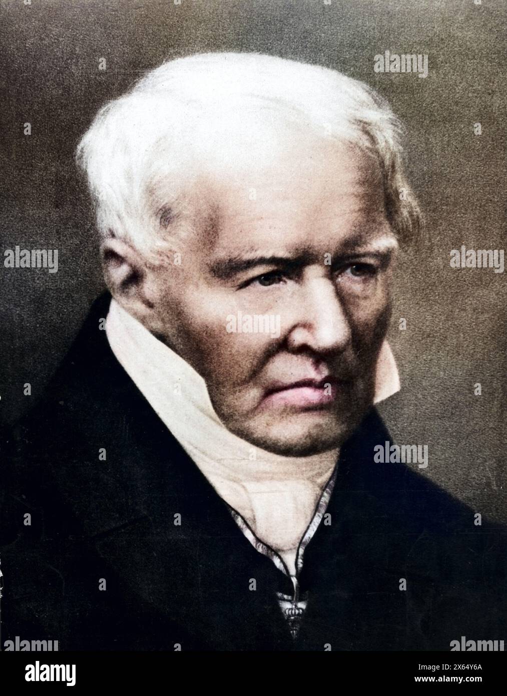 Humboldt, Alexander von, 14.9.1769 - 6,5.1859, scienziato tedesco (naturalista e geografo), ritratto, DIRITTI AGGIUNTIVI-CLEARANCE-INFO-NOT-AVAILABLE Foto Stock