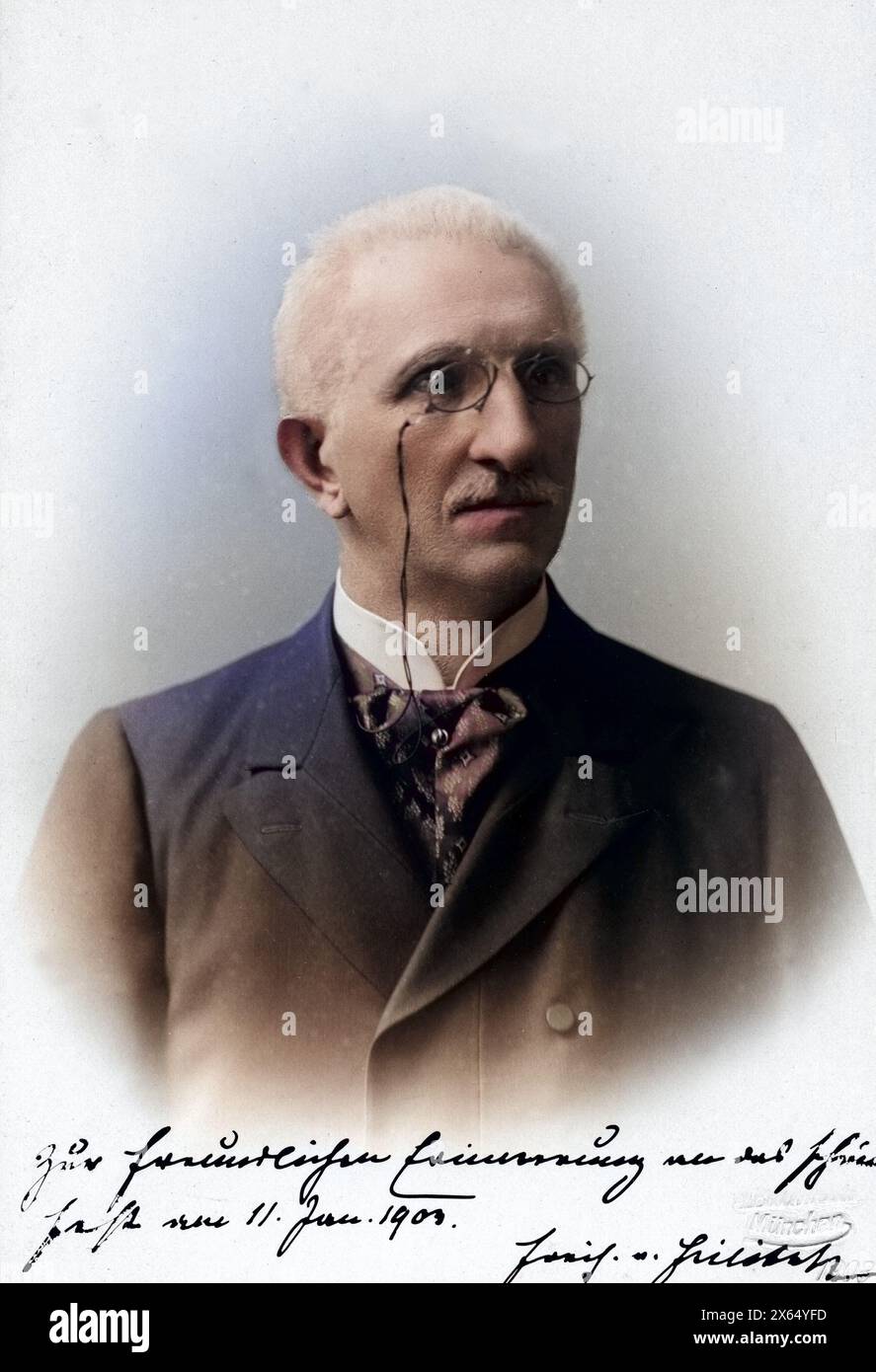Feilitzsch, Max Graf von, 12,8. 1834 - 19.6,1913, POLITICO TEDESCO, ULTERIORI-DIRITTI-CLEARANCE-INFO-NOT-AVAILABLE Foto Stock