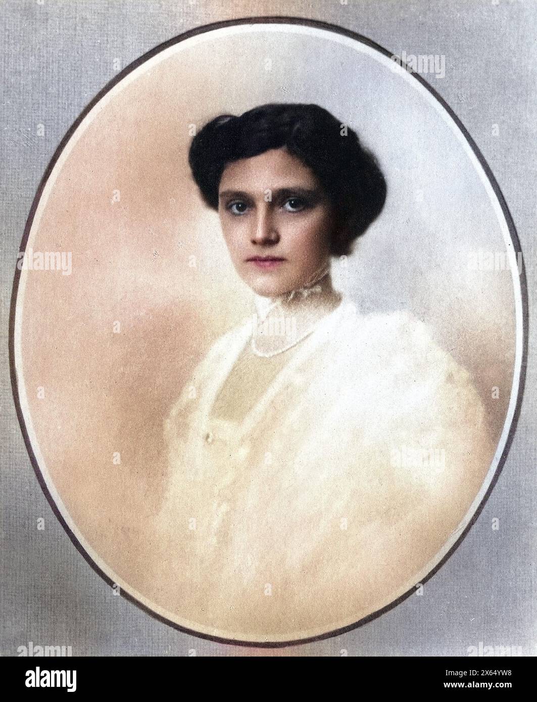 Zita, 9.5.1892 - 14.3,1989, Imperatrice consorte d'Austria 21.11.1916 - 11.11.1918, ritratto, ULTERIORI-DIRITTI-CLEARANCE-INFO-NOT-AVAILABLE Foto Stock