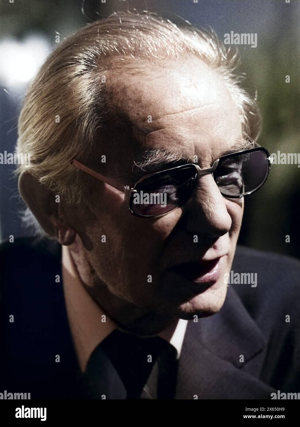 Käutner, Helmut, 25.3.1908 - 20.4,1980, regista tedesco, ritratto, 1974, ULTERIORI-DIRITTI-AUTORIZZAZIONE-INFORMAZIONI-NON-DISPONIBILI Foto Stock