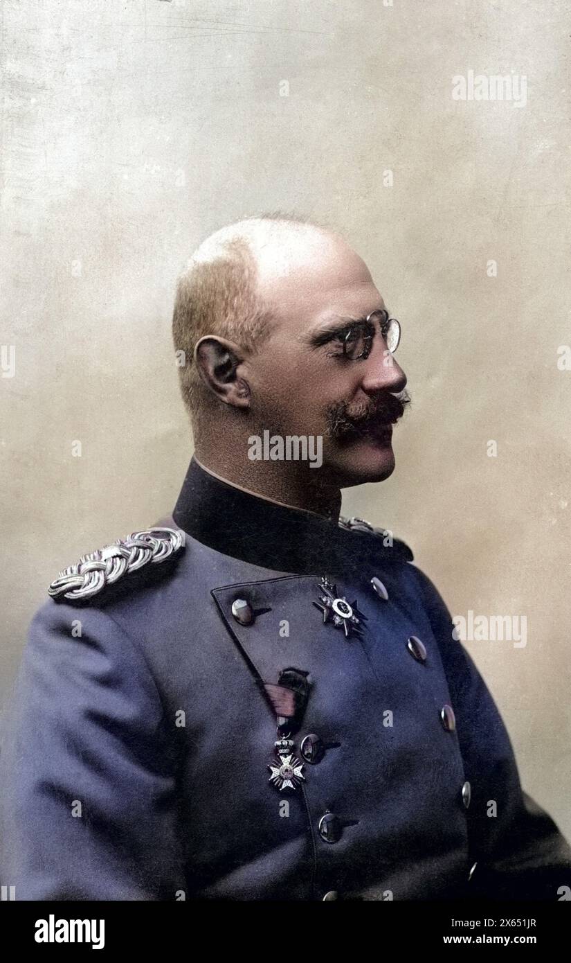 Alfons, 24.1.1862 - 8,1.1933, Principe di Baviera, generale tedesco, ritratto, ULTERIORI-DIRITTI-AUTORIZZAZIONE-INFORMAZIONI-NON-DISPONIBILI Foto Stock