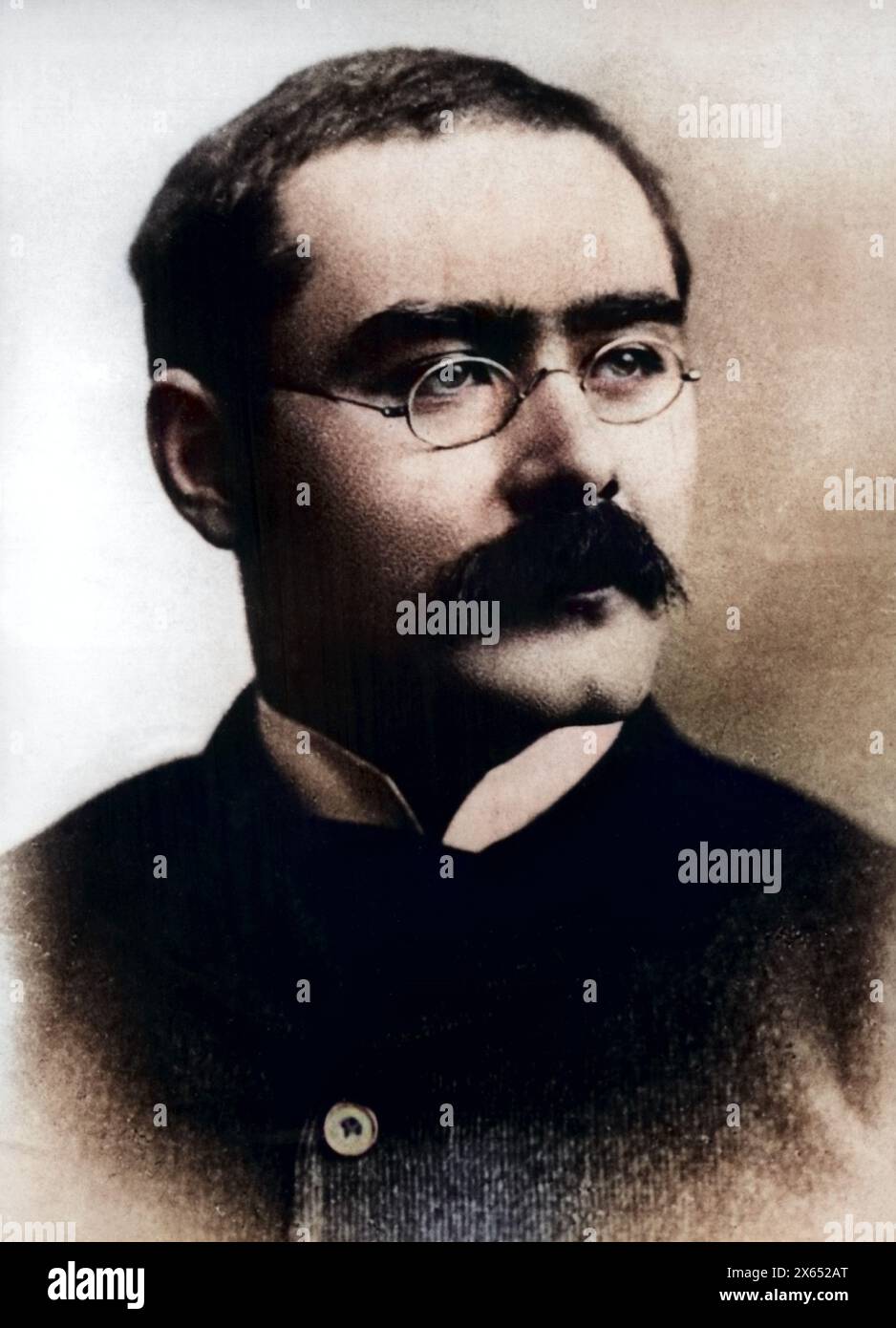 Kipling, Rudyard, 30.12.1865 - 18.1,1936, autore/scrittore britannico, ritratto, foto, XIX secolo, ULTERIORI DIRITTI-CLEARANCE-INFO-NOT-AVAILABLE Foto Stock