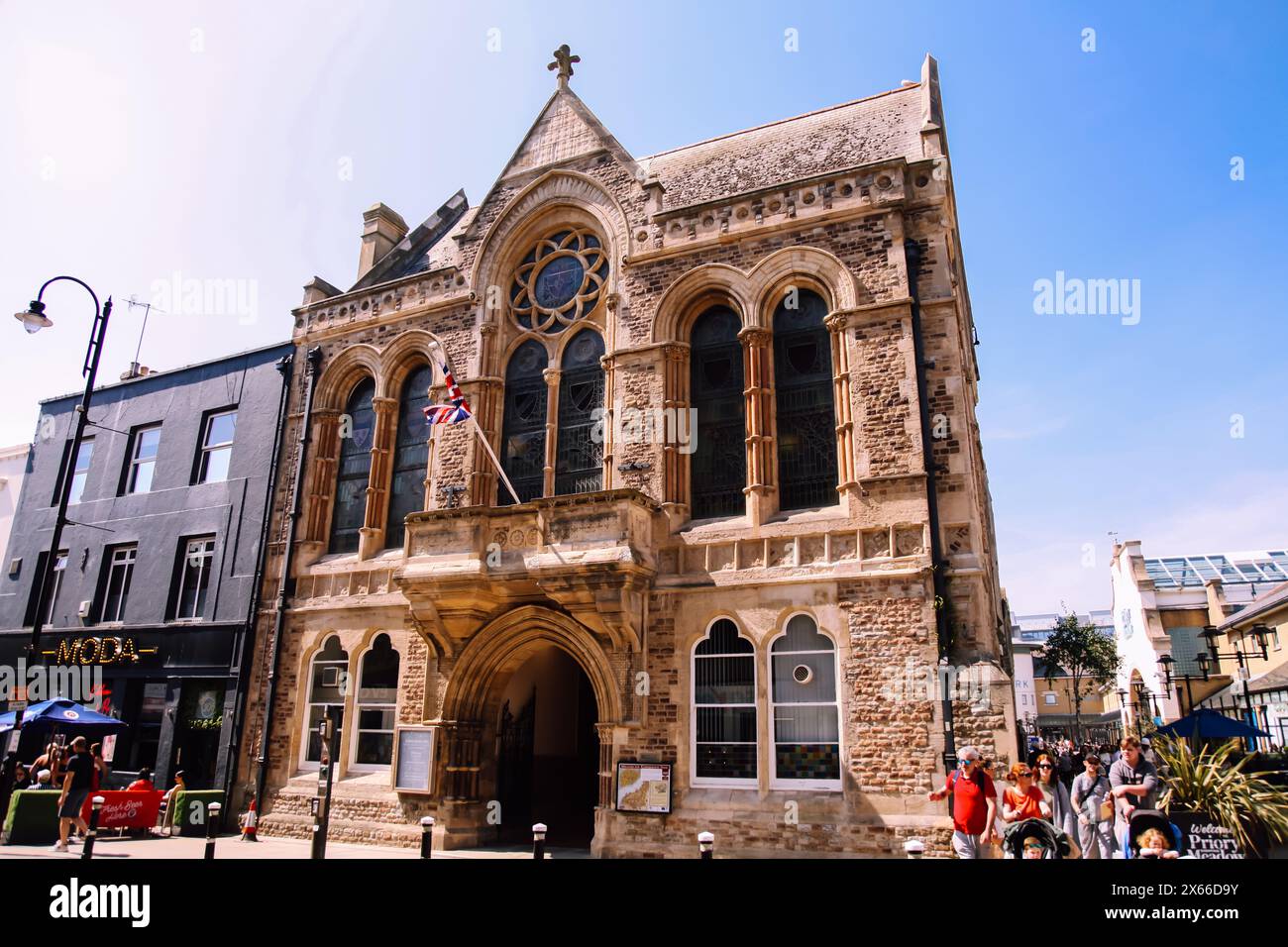 Hastings Register Office on William the Conqueror Trail, Queen's Road, Hastings, East Sussex, Inghilterra, Regno Unito, edificio storico, giorno Foto Stock