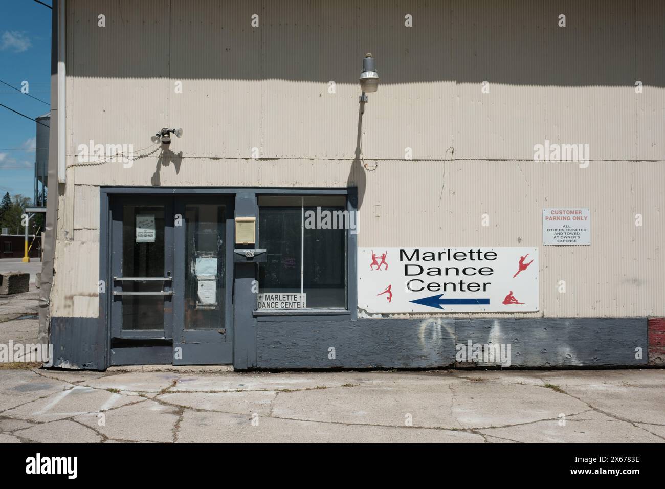 Marlette Dance Center a Marlette Michigan USA Foto Stock