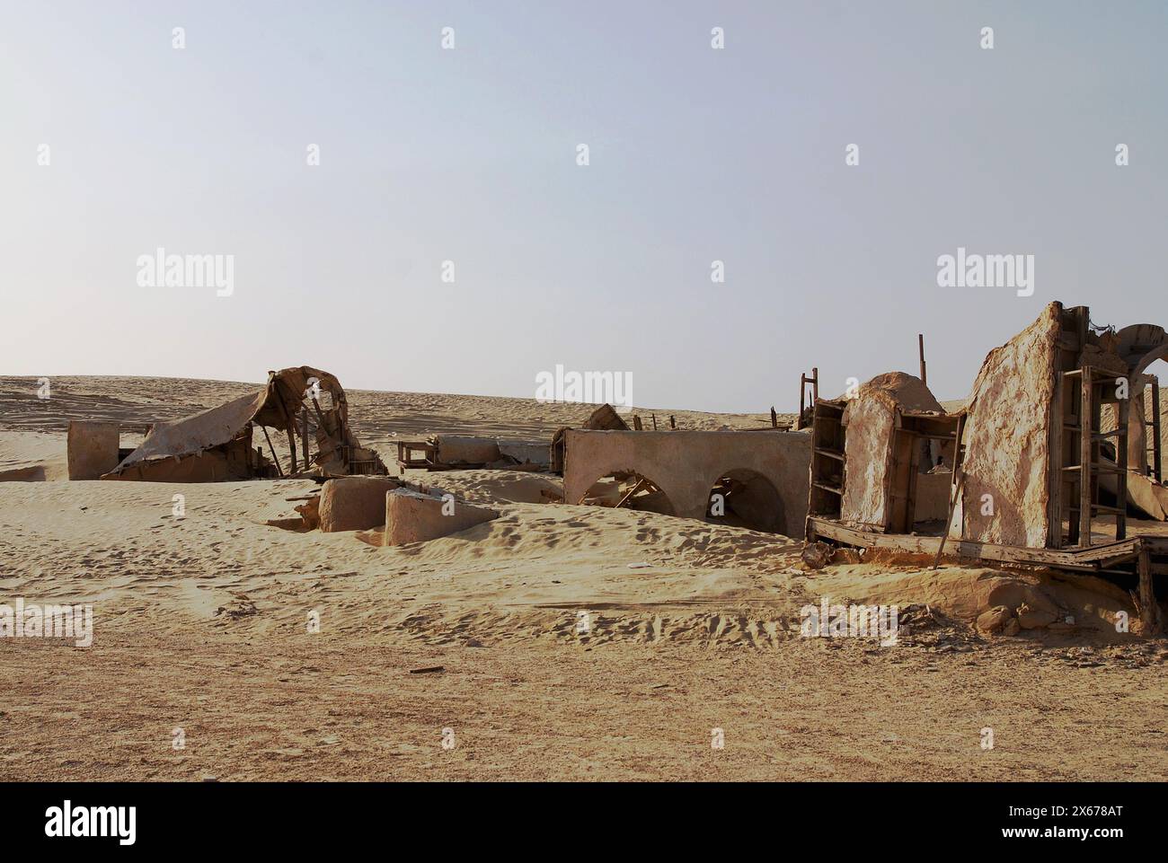 Star Wars Set, Tamerza o Tamaghza vicino Chebika, Tunisia Foto Stock