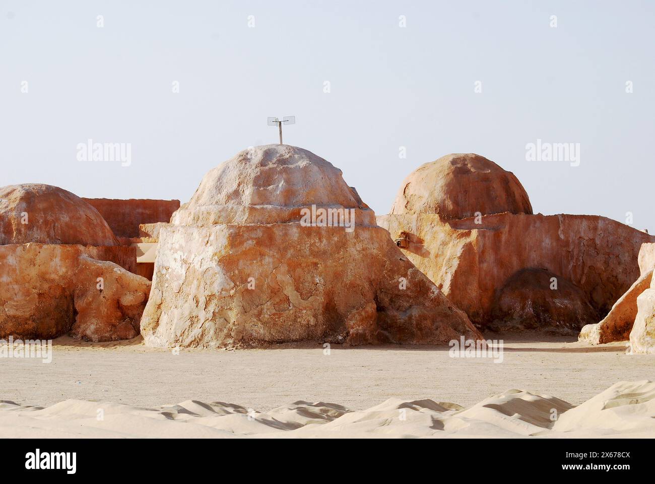Star Wars Set, Tamerza o Tamaghza vicino Chebika, Tunisia Foto Stock