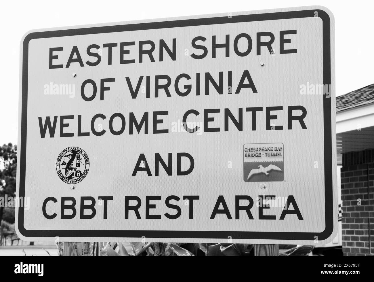 Chesapeake Bay Bridge and Tunnel Welcome Center, Eastern Shore of Virginia, USA. Foto Stock