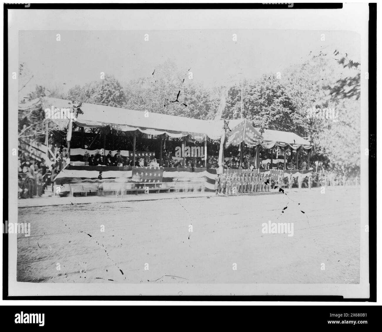 Grand Review of Union Army, Civil War Photographs 1861-1865 Foto Stock