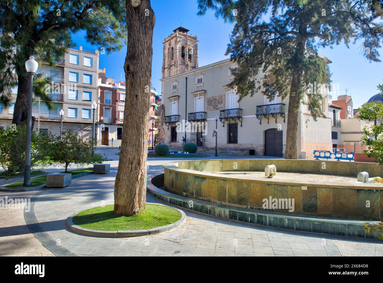 Ayuntamiento, municipio, facciata della casa, visita della città, centro storico, Architecture, Orihuela, Vega Baya del Segura, Autonomy of Valencia, Spagna, Foto Stock