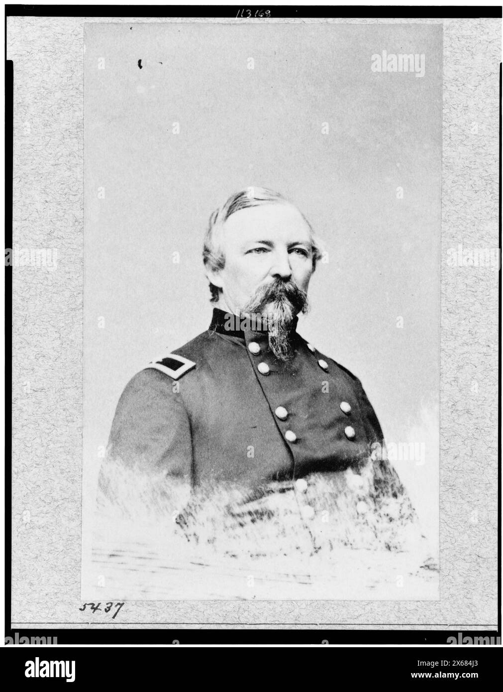 John P. Hatch, BV't-Major. Generale, . Civil War Photography Collection., No. 5437.. Hatch, John Porter,--1822-1901--servizio militare. Foto Stock