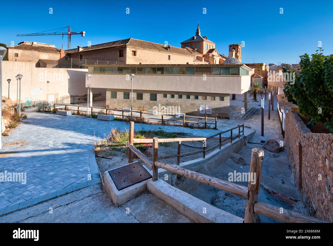 Fundacion Miguel Hernandez, Palazzo Santo Domingo, facciata della casa, architettura, Orihuela, Vega Baya del Segura, Comunità Valenciana, Spagna, Foto Stock