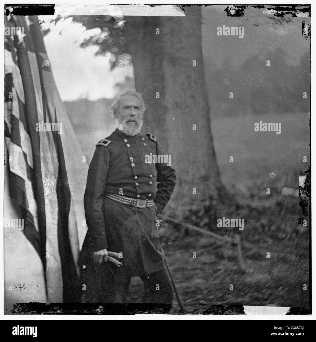 La Penisola, Virginia. Gen. Edwin V. Sumner in the Field, Civil War Photographs 1861-1865 Foto Stock