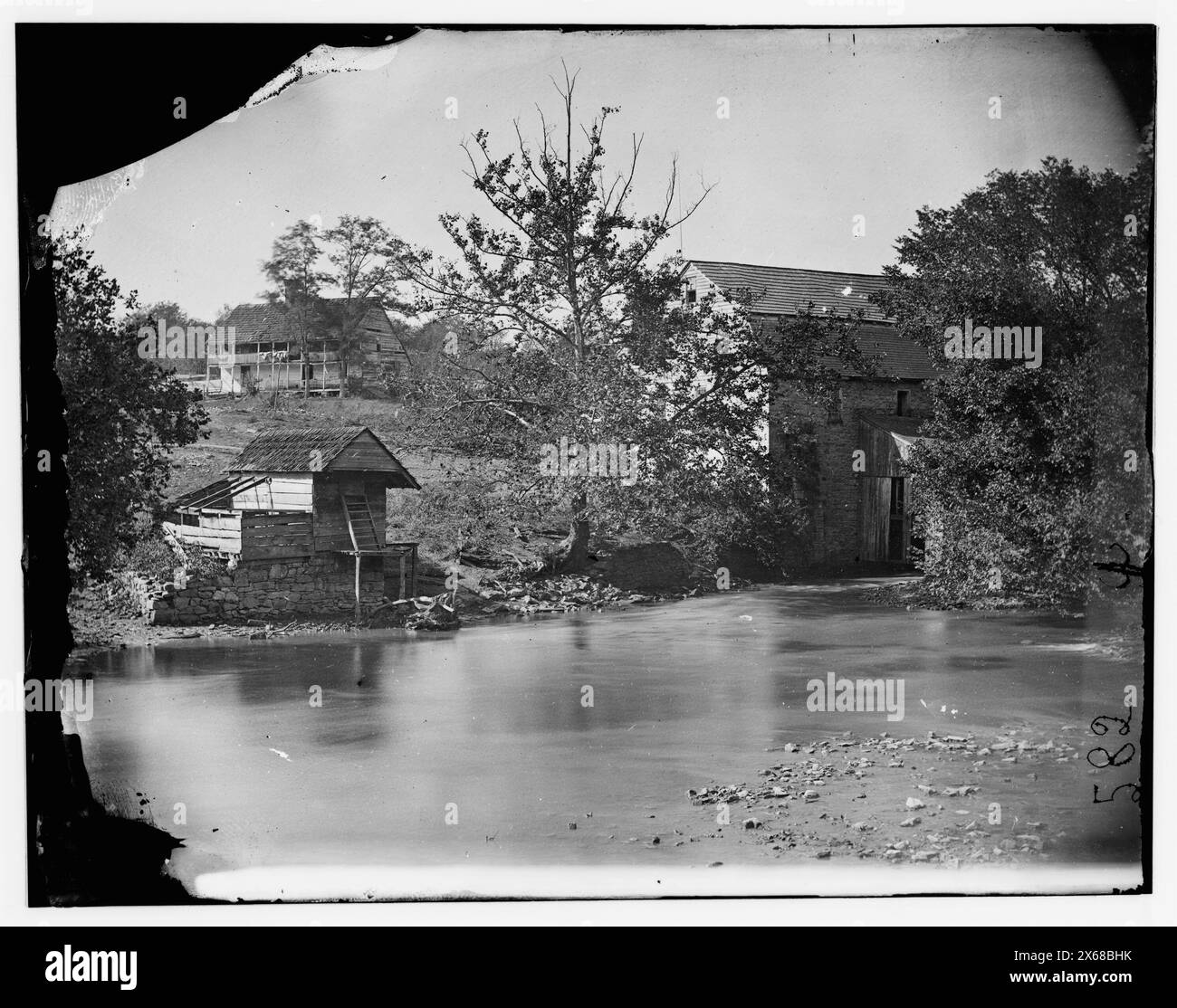 Antietam, Maryland. Mulino per principianti, fotografie della Guerra civile 1861-1865 Foto Stock