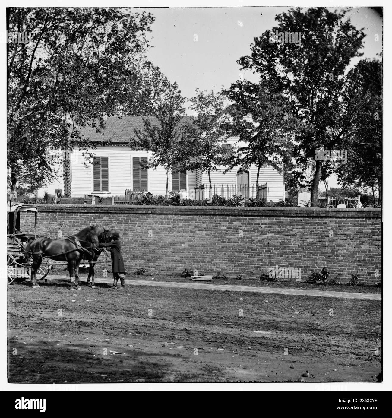 Richmond, Virginia. St. John's Church from Street, fotografie della guerra civile 1861-1865 Foto Stock