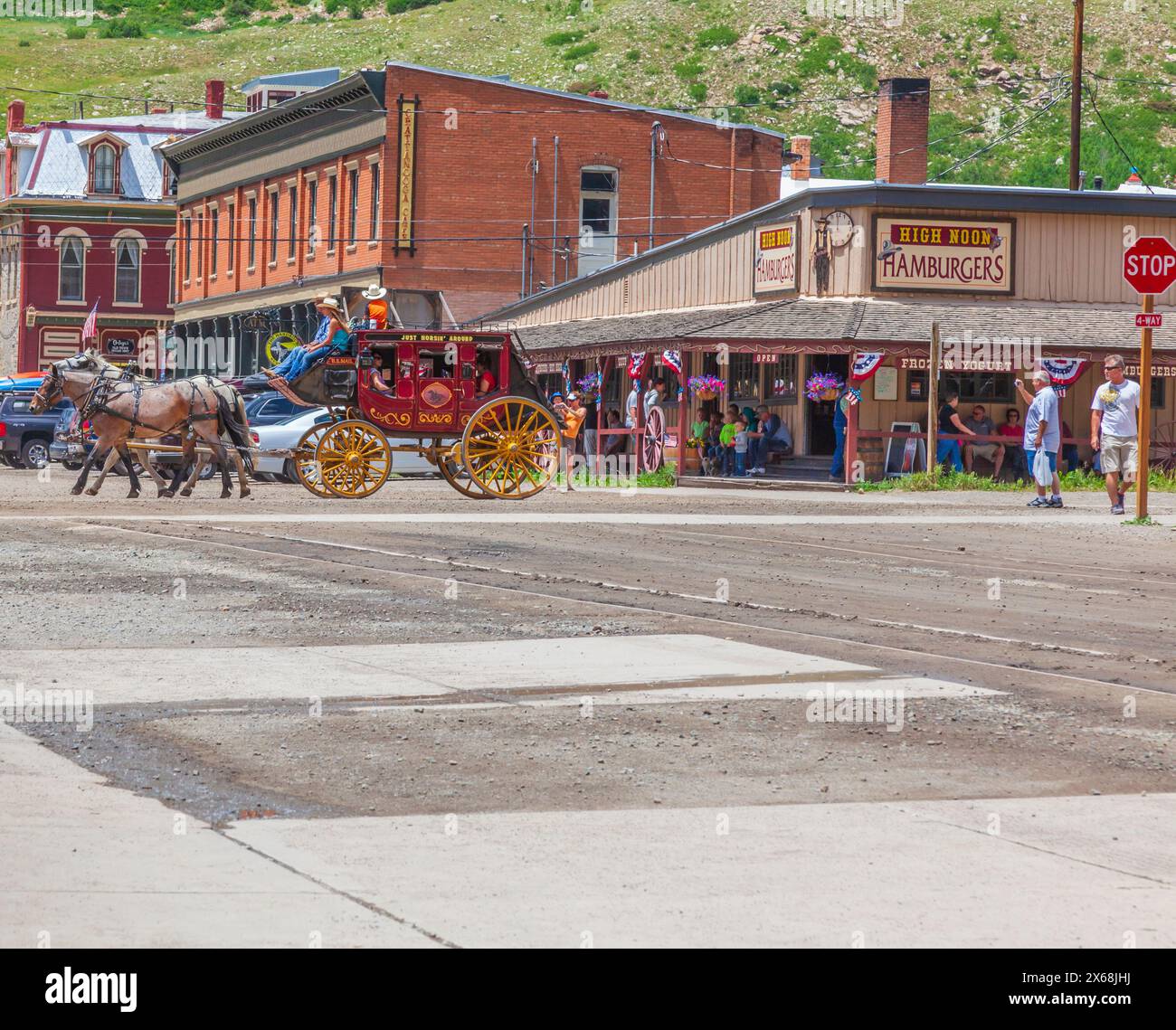 Attrazioni turistiche a Silverton, Colorado Foto Stock