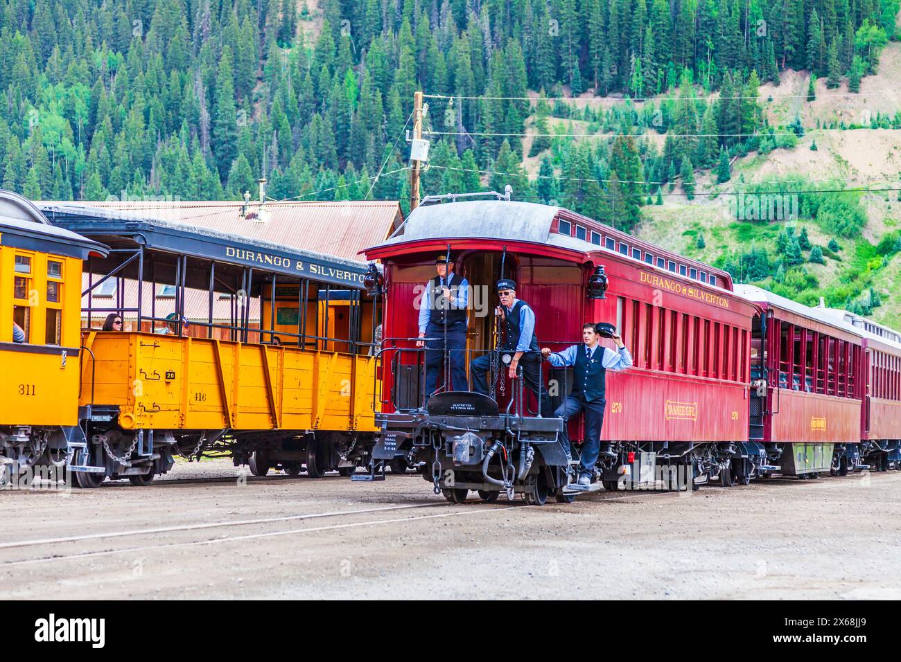 Attrazioni turistiche a Silverton, Colorado Foto Stock