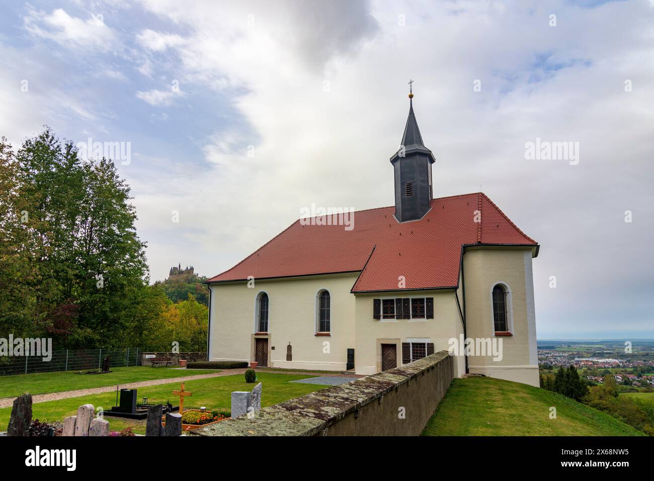 Hechingen, chiesa Maria Zell nella frazione Boll a Svevia Alb, Baden-Württemberg, Germania Foto Stock