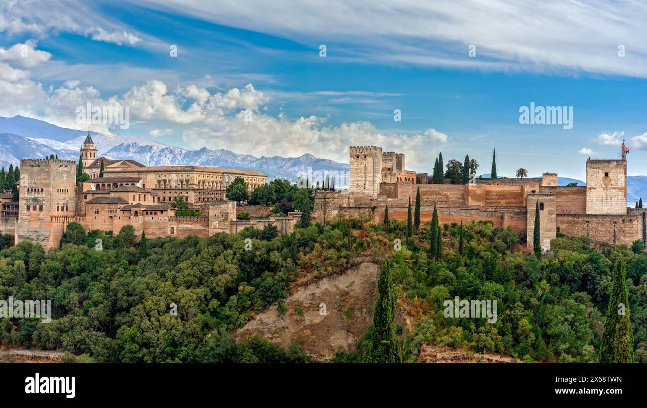 L'Alhambra di Granada, Spagna Foto Stock