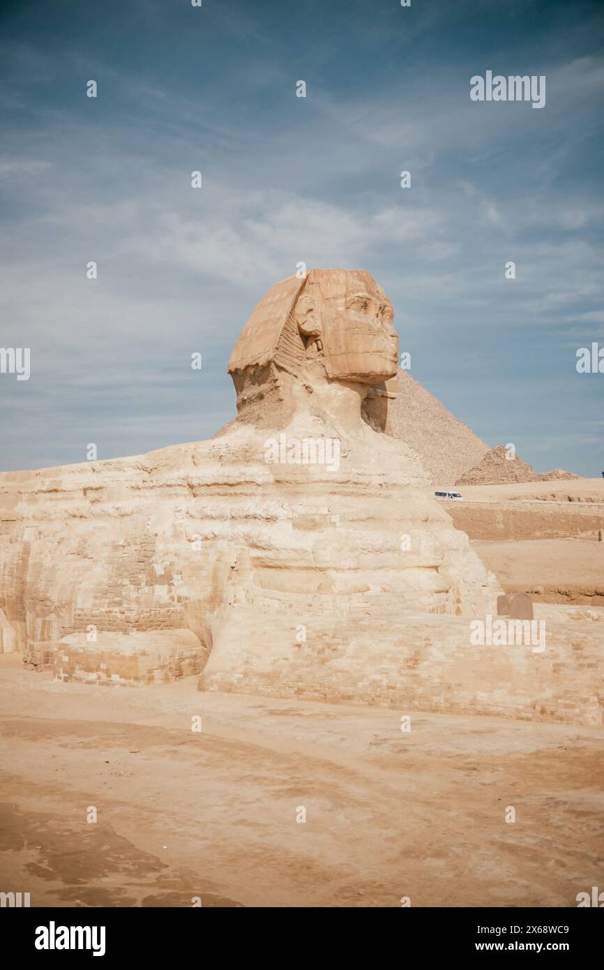 Grande Sfinge a Giza, Egitto Foto Stock