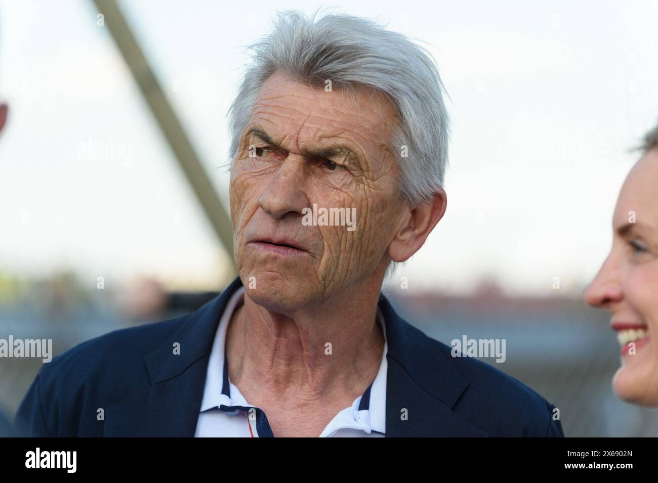 Monaco, Germania. 13 maggio 2024. Monaco, Germania, 13 maggio 2024: Klaus Augenthaler durante il Trofeo UEFA EURO 24 a Bellevue di Monaco, Monaco, Germania. (Sven Beyrich/SPP) credito: SPP Sport Press Photo. /Alamy Live News Foto Stock