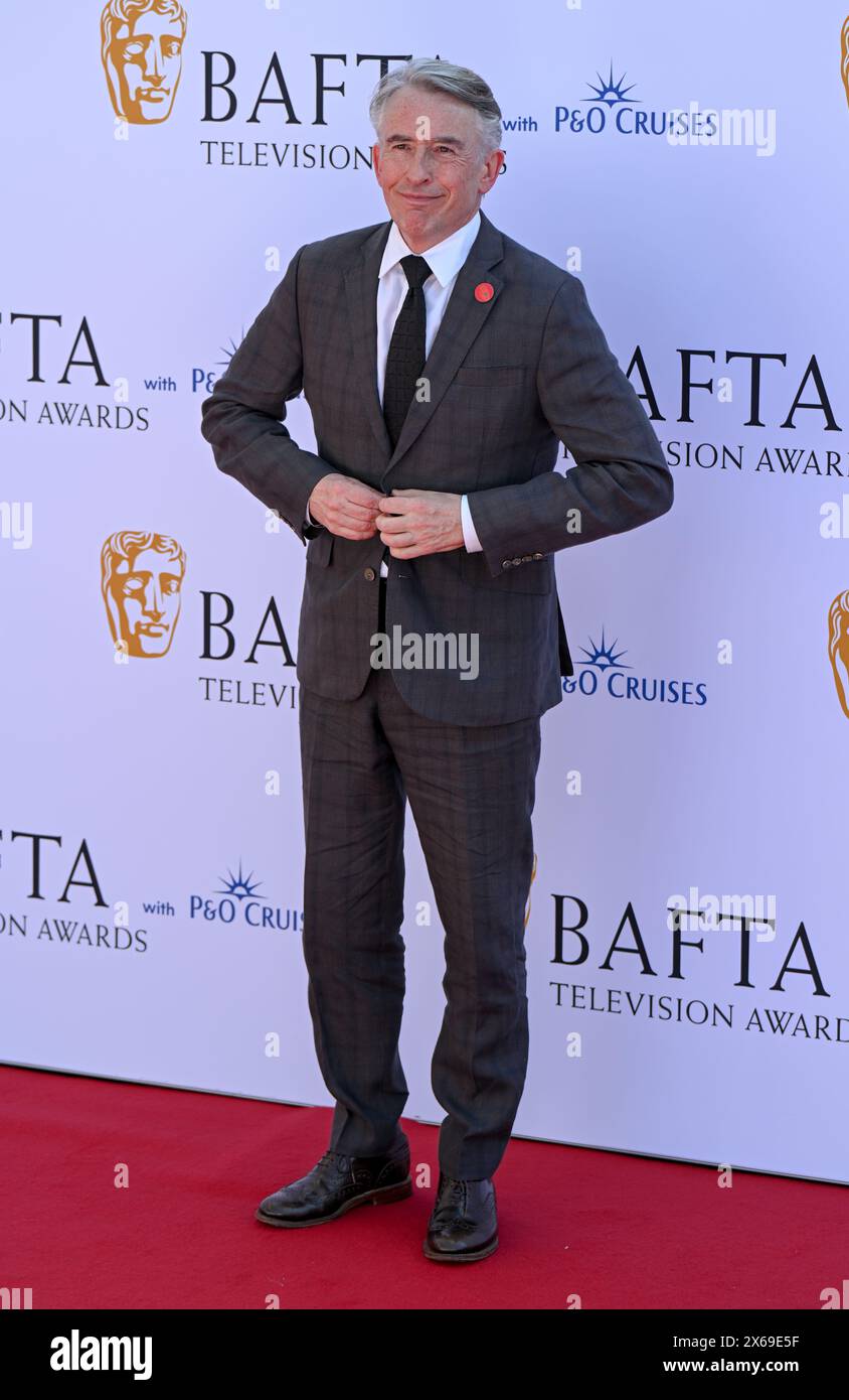 LONDRA, INGHILTERRA - 12 MAGGIO: Steve Coogan partecipa ai BAFTA Television Awards 2024 con P&o Cruises alla Royal Festival Hall di Londra, Inghilterra. Credito: Vedi li/Picture Capital/Alamy Live News Foto Stock