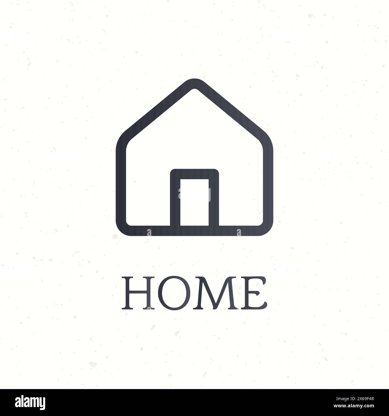 Icona Home lineare, icona Casa contorno. simbolo di residenza. Illustrazione vettoriale di stock isolata su sfondo bianco. Illustrazione Vettoriale