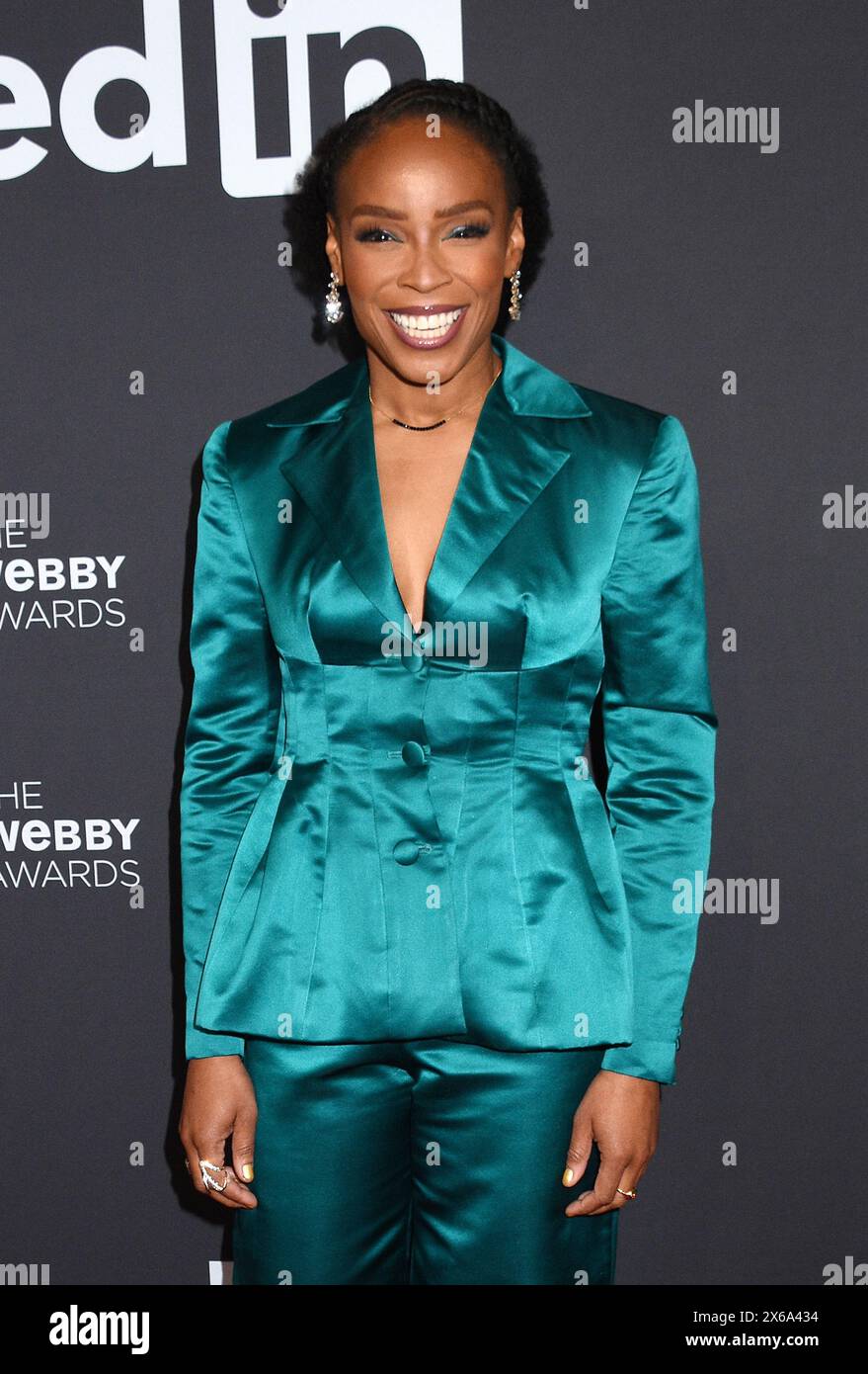 New York, New York, Stati Uniti. 13 maggio 2024. Amber Ruffin al 28° Annual Webby Awards il 13 maggio 2024 a Cipriani Wall St a New York. Crediti: Mpi099/Media Punch/Alamy Live News Foto Stock