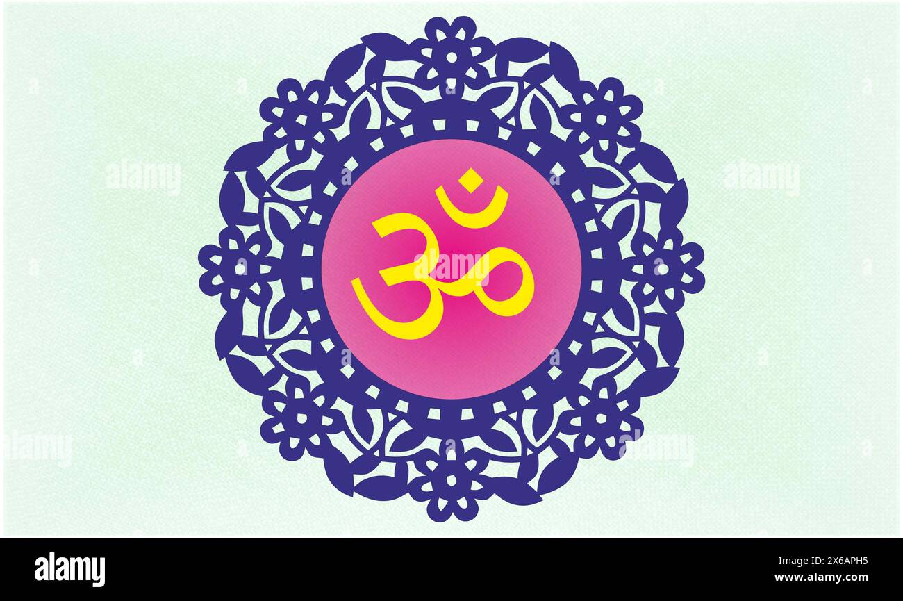 OM Illustrazione Vettoriale