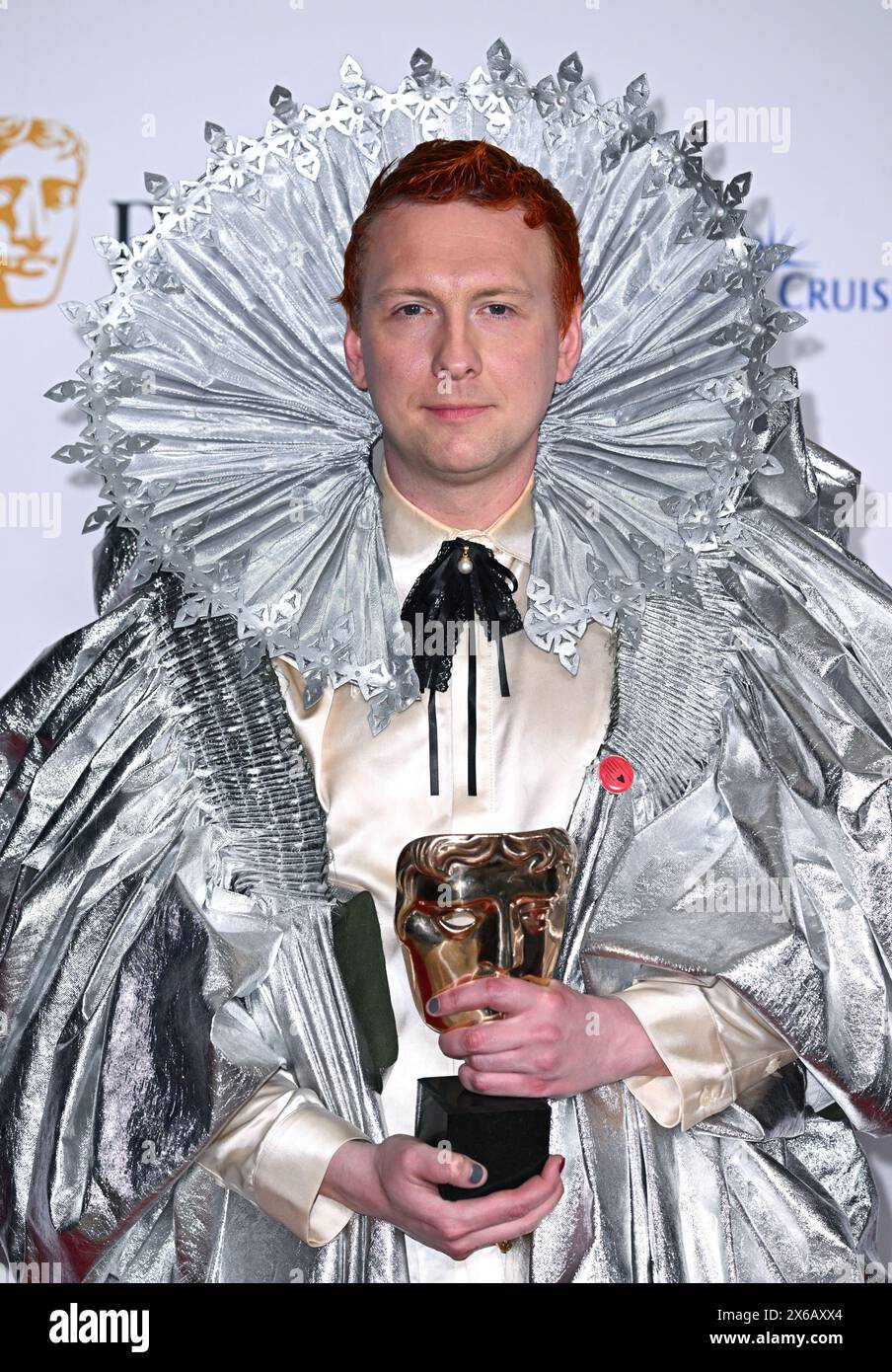 Londra, Regno Unito. 12 maggio 2024. Joe Lycett con l'Entertainment Performance BAFTA ai BAFTA Television Awards 2024, Royal Festival Hall. Credito: Doug Foto Stock