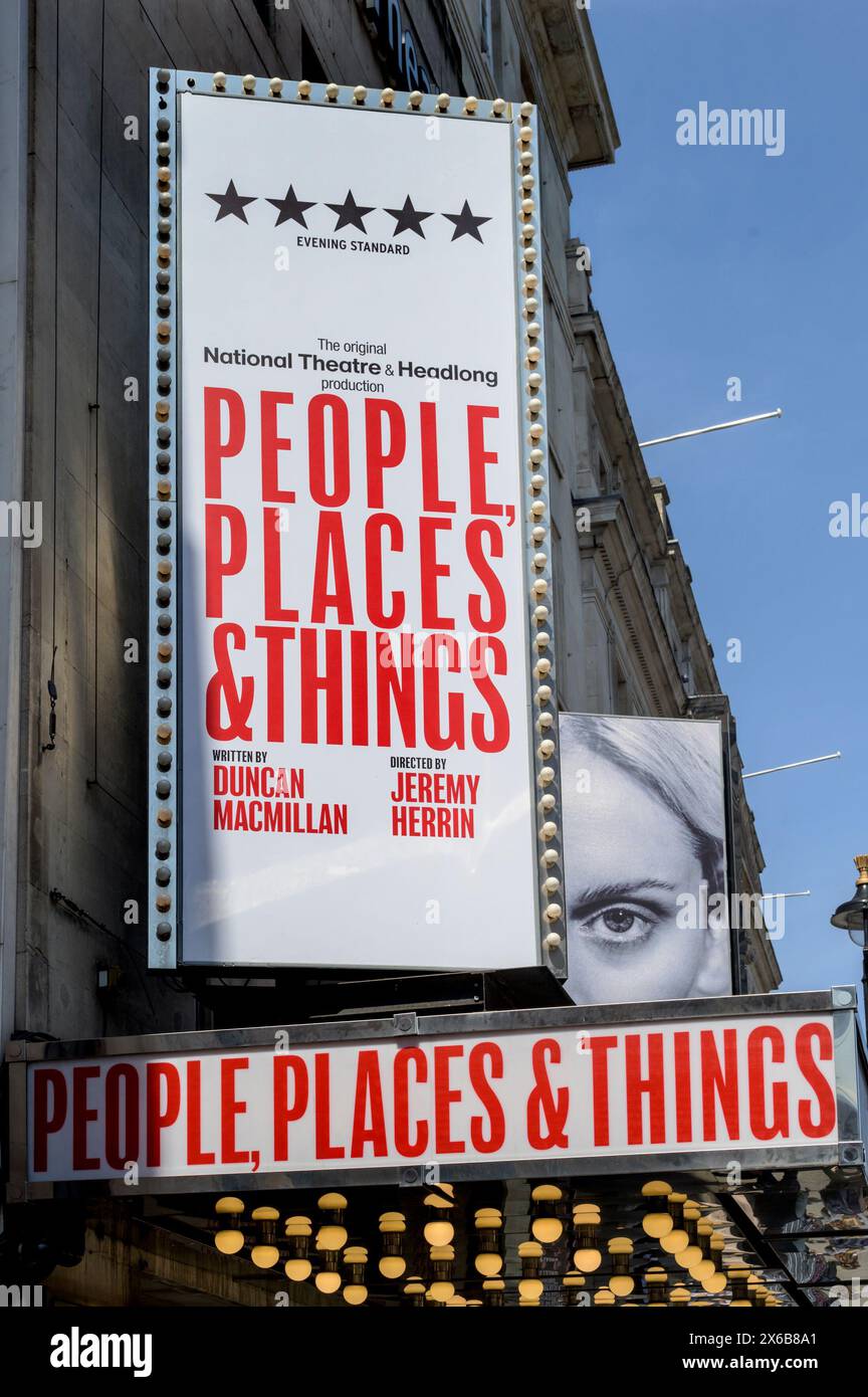 Londra, Regno Unito. People, Places and Things (Duncan Macmillan) at the Trafalgar Studios, Whitehall, giugno 2024. Foto Stock