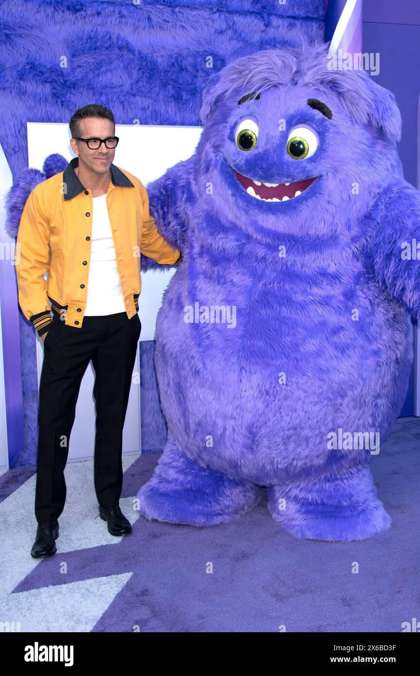 Ryan Reynolds bei der Premiere des Kinofilms 'IF: Imaginäre Freunde' im SVA Theater. New York, 13.05.2024 Foto Stock