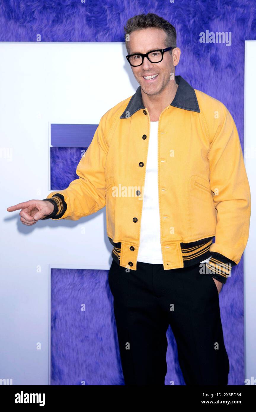Ryan Reynolds bei der Premiere des Kinofilms 'IF: Imaginäre Freunde' im SVA Theater. New York, 13.05.2024 Foto Stock