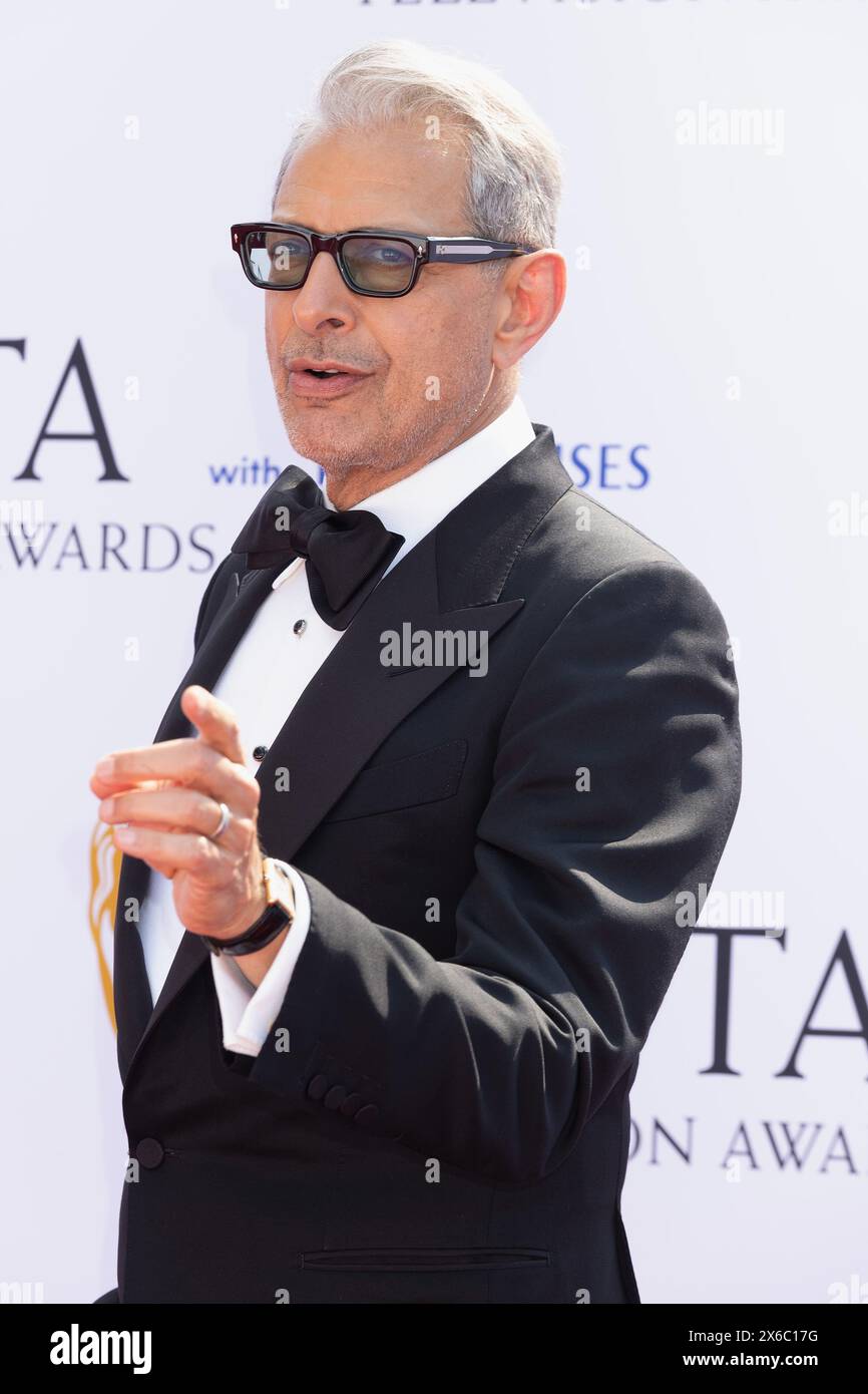 Londra, Regno Unito. 12 maggio 2024. Jeff Goldblum partecipa ai BAFTA Television Awards 2024 con P&o Cruises al Royal Festival Hall di Southbank il 12 maggio 2024 a Londra, Regno Unito. Credito: S.A.M./Alamy Live News Foto Stock