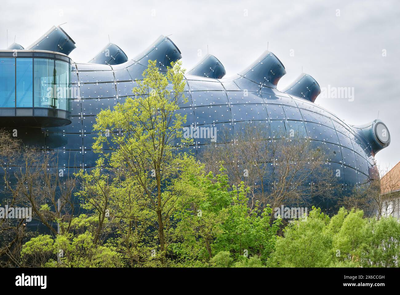 Graz, Austria - Kunsthaus Graz di Peter Cook e Colin Fournier Foto Stock