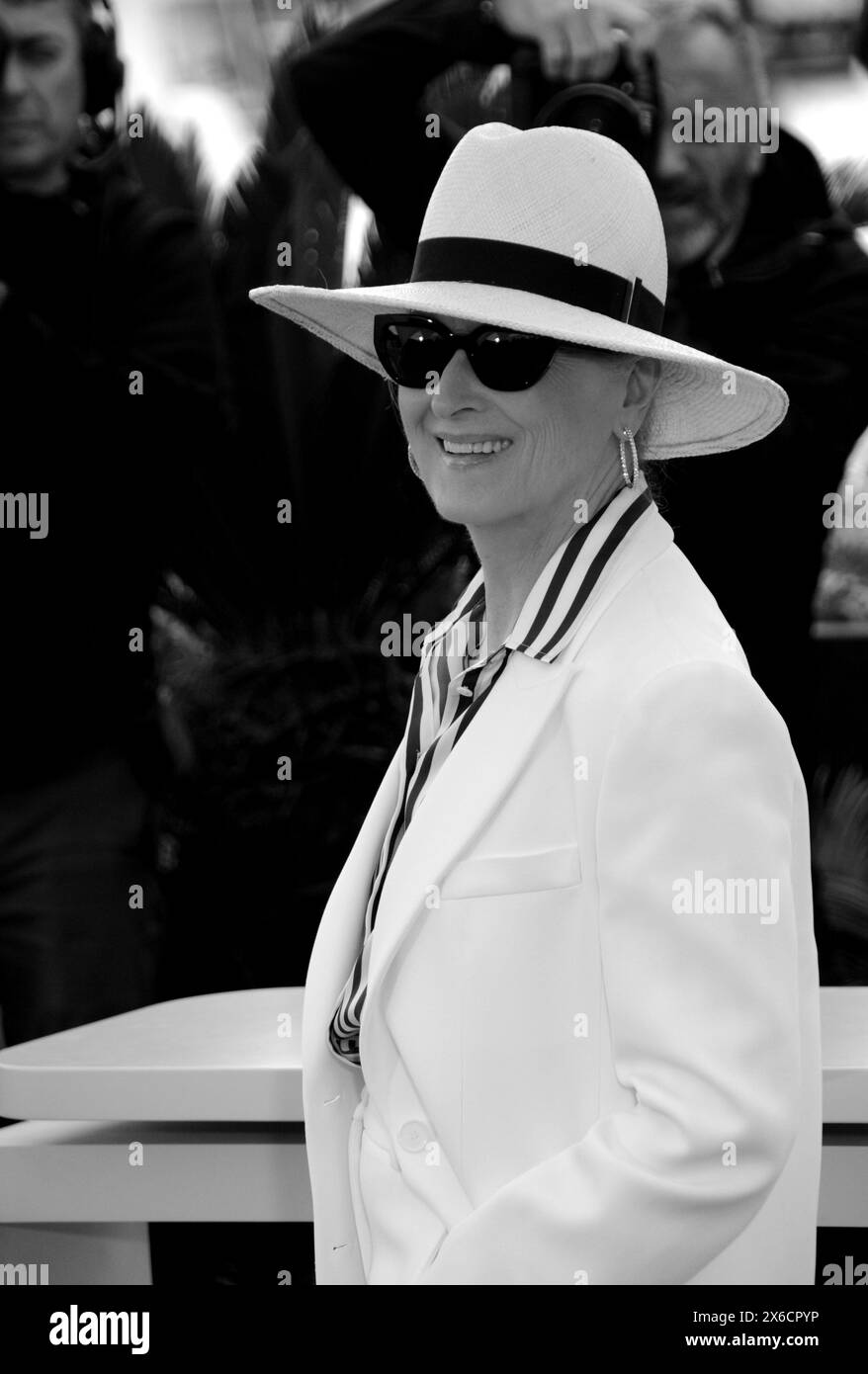 14 maggio, Cannes Meryl Streep partecipa al photocall Palme d’Or d’Honneur in occasione dell’inaugurazione del 77° Festival di Cannes 2024. Foto Stock