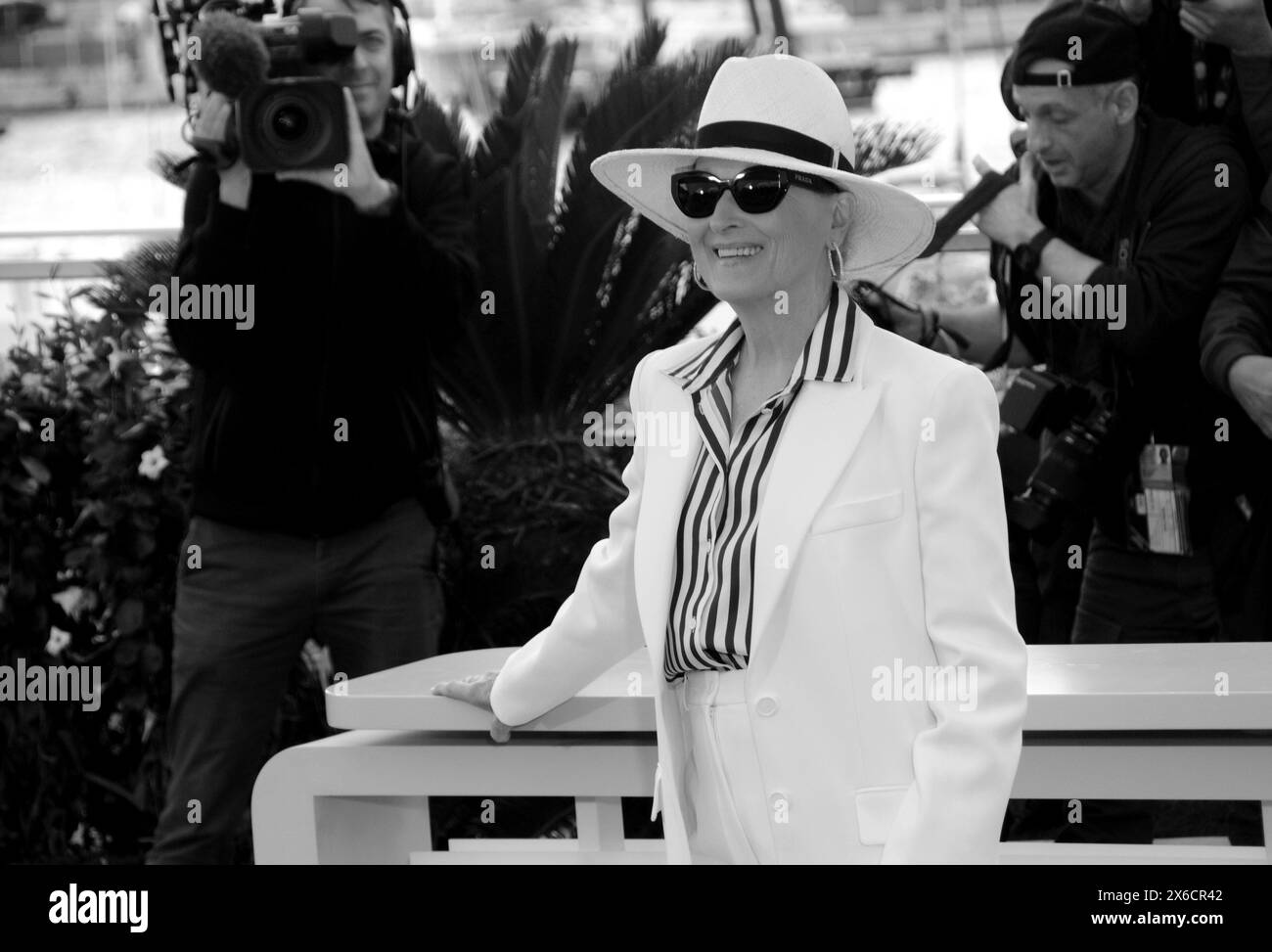 14 maggio, Cannes Meryl Streep partecipa al photocall Palme d’Or d’Honneur in occasione dell’inaugurazione del 77° Festival di Cannes 2024. Foto Stock